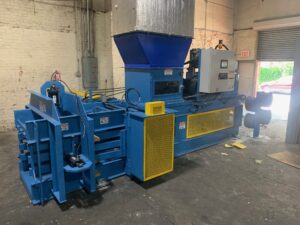Installation process of a trim baler in a New York City Printing Facility - Post-Installation